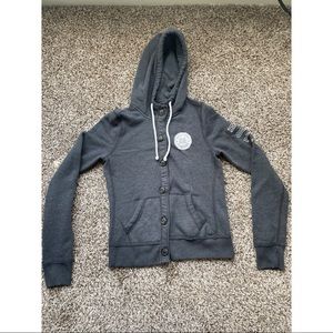 Hollister Button Up Hoodie